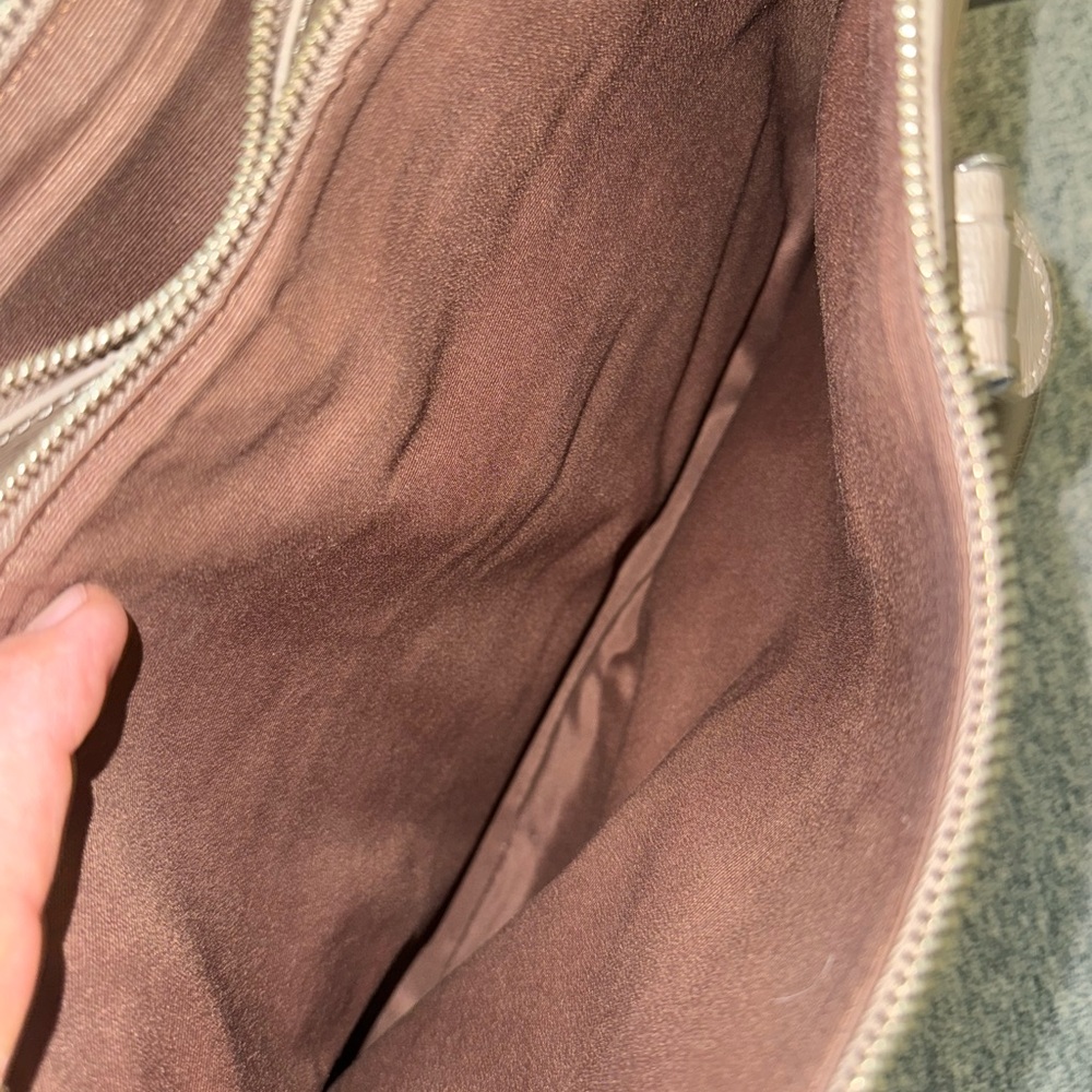 Lauren Ralph Lauren Taupe Women's Satchel - Picture 12 of 12